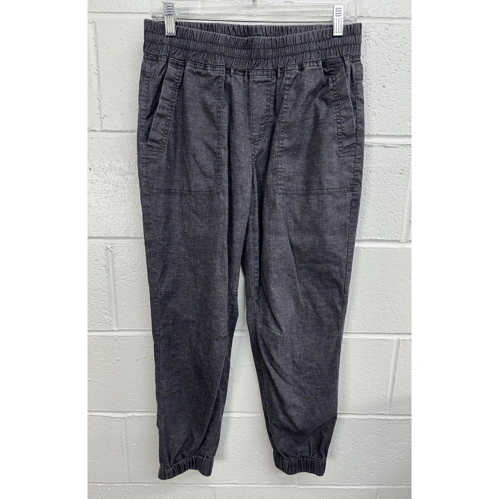 prAna Mantra Hemp Joggers Coal Gray W41190814 /‎ Women's Small
